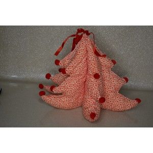 Vintage Christmas Tree Plus Red & White Tabletop Decor
